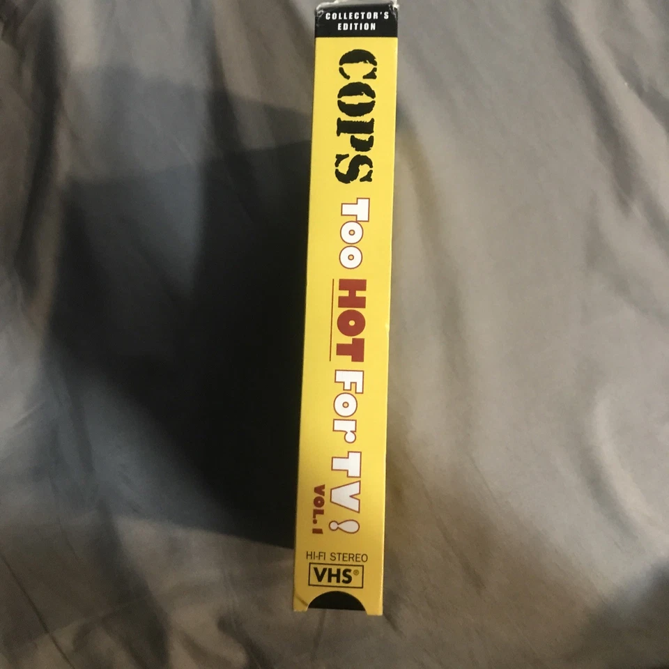 COPS - Too Hot for TV! VHS Vol. 1 1995 Real Shocking Banned From TV Footage - Image 2 of 4