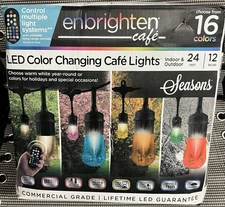 enbrighten Color Changing Cafe Lights 24ft