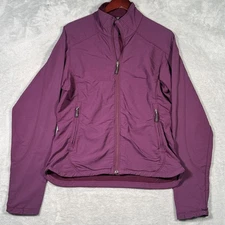 Ibex Jacket Womens Medium Purple ClimaWool Soft Shell Merino Wool Outdoors