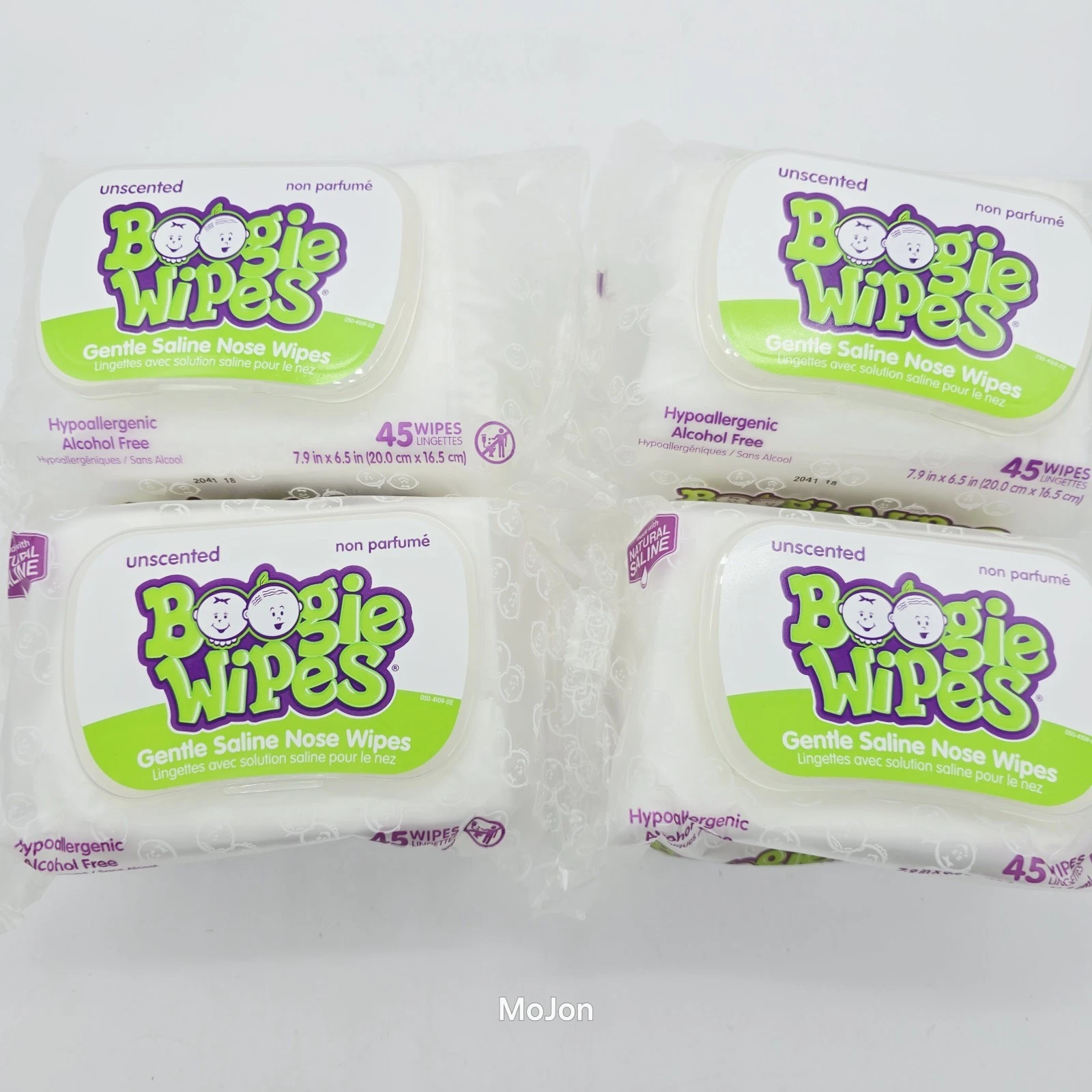 Lot Of 4 Boogie Wipes Gentle Saline Nose Wipes Unscented 45 Ct Ea = 180 Total
Opens in a new window
