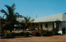 Vintage Postcard La Verne Motel Apartments Singer Island Riviera Beach Florida