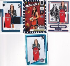 GEORGIA AMOORE RC 2025 Donruss WNBA RC Jerseys Memorabilia Mystics + Marvels, RR