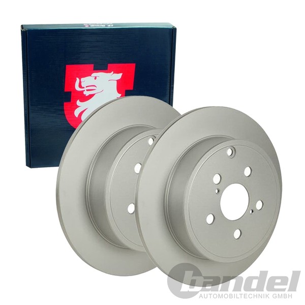 2X JP Group Bremsscheiben Ø280Mm Voll Hinten Passend FüR Toyota Avensis-image
