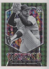2021 Panini Mosaic Vintage Green Mosaic Prizm Bert Blyleven #V11 HOF 16d8