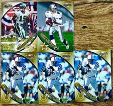 1997 Bowman's Best Football, Keyshawn Johnson Deion Sanders Marshall Faulk