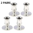 4pcs/SET Taper Candle Holders Traditional Shape Fits Standard Candlestick