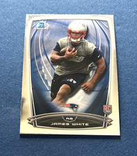 2014 Bowman Chrome Football James White Rookie Card #148 Set Break NM. rookie card picture