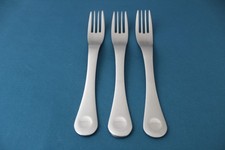 Robert Welch PENDULUM Salad Forks (Set of 3) 18/10 Satin 6 3/4"