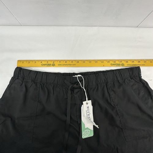 Workshop Damen schwarz elastische Taille Bündchen mittelhoher Bund Pull-On neu mit Etikett Shorts Plus 2X - Bild 12 von 14
