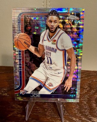 Topps Chrome 25-26 Isaiah Joe OKC #121 Pulsar Refractor - NEW