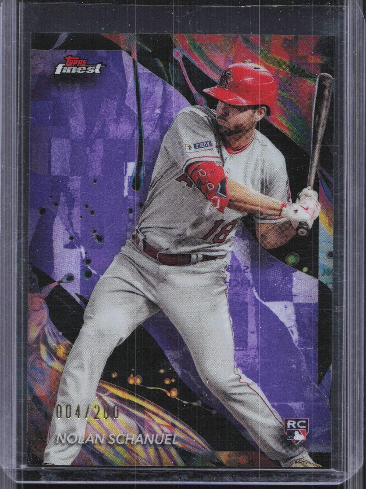 2024 Finest #182 Nolan Schanuel Purple Refractor #/200