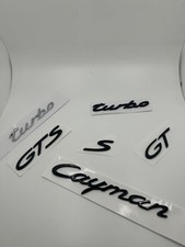 Turbo Badge Turbo Cars European Cars Cayman Gts Turbo Black Color Emblem