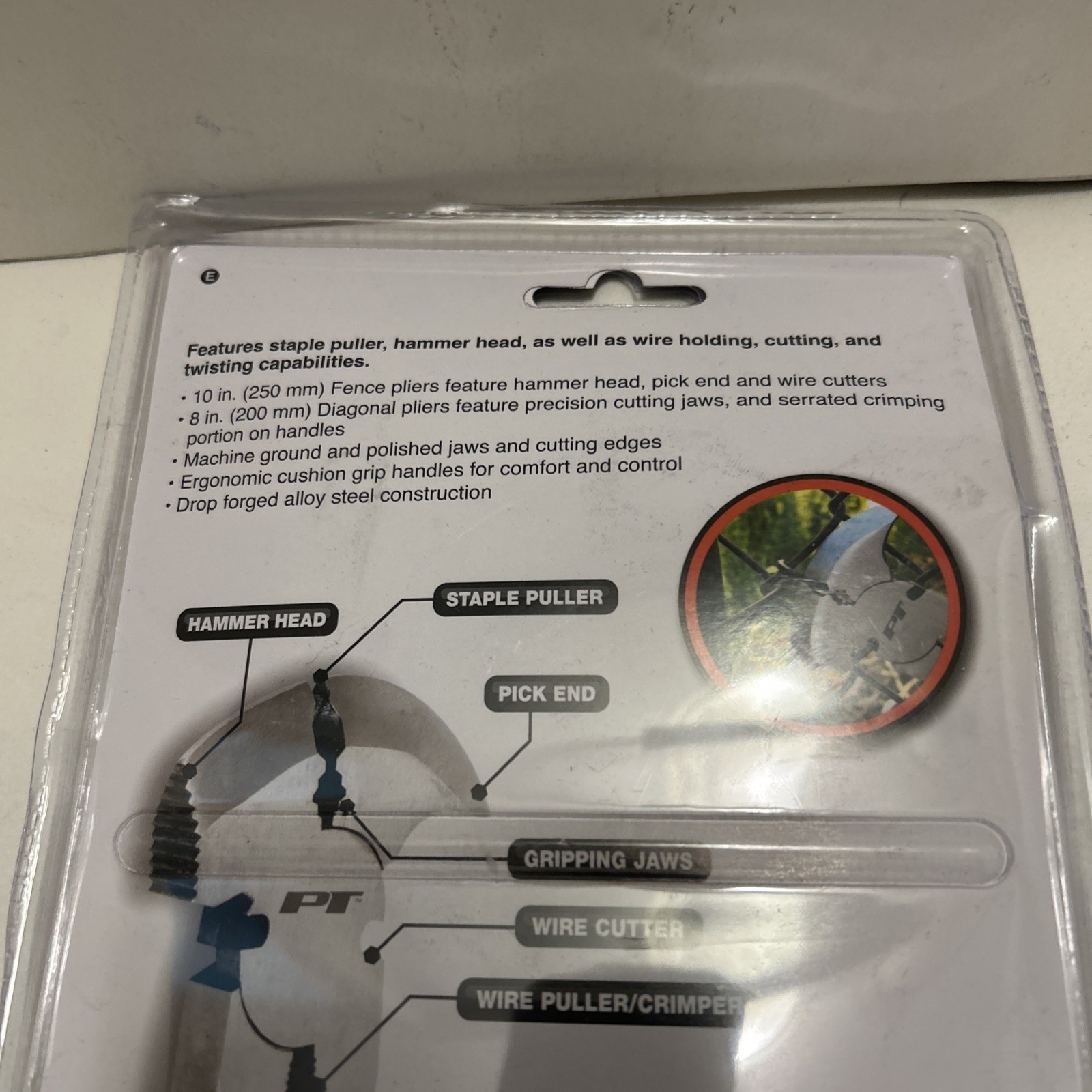 Performance Tool W1722 2 Piece Fence Pliers  Multi Tool & Cutter