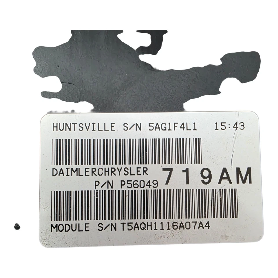 2006-2010 CHRYSLER PT CRUISER TIPM POWER MODULE FUSE BOX P56049719AM - Image 4 of 4