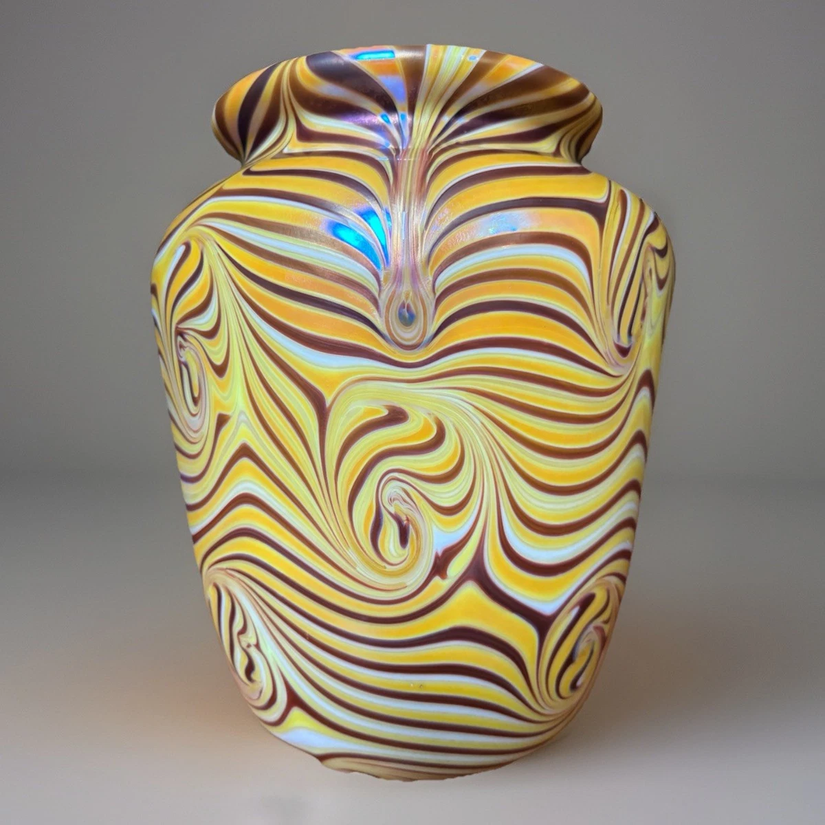 Orient&Flume シリアル番号サイン入り　ヴィンテージ花瓶 orient flume art glass products for sale | eBay