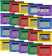 20 Pack Pencil Pouch for 3 Ring Binder Pencil Pouches with Zipper