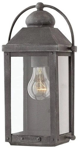 Hinkley Anchorage 13" High Aged Zinc Outdoor Wall Light - Picture 2 of 10