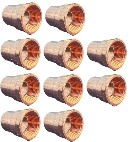 Plumbing 3/4" C X FIP LF Copper Female Adapter Pressure Copper Fittings,Sweat...