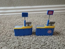 Zuru Mini Brands Lot of Cash Register Checkout Stand Store Mart Miniature Items