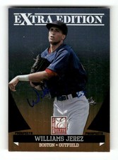2011 Donruss Elite Extra Edition 18 Williams Jerez signed auto  boston, 1 MLB Wi