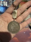 Key Chain of a 1921 Morgan Silver Dollar  Vintage style Key Chain