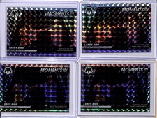 (4) Lot 2021-22 Panini Mosaic Larry Bird Mosaic Prizm Moments In Time #19