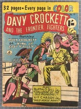 DAVY CROCKETT AND THE FRONTIER FIGHTERS #10 [COLOUR COMICS] AUSTRALIAN 1956