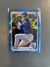 2020 Bowman Chrome Prospect Sapphire #BCP-42 Brady Singer  Kansas City Royals