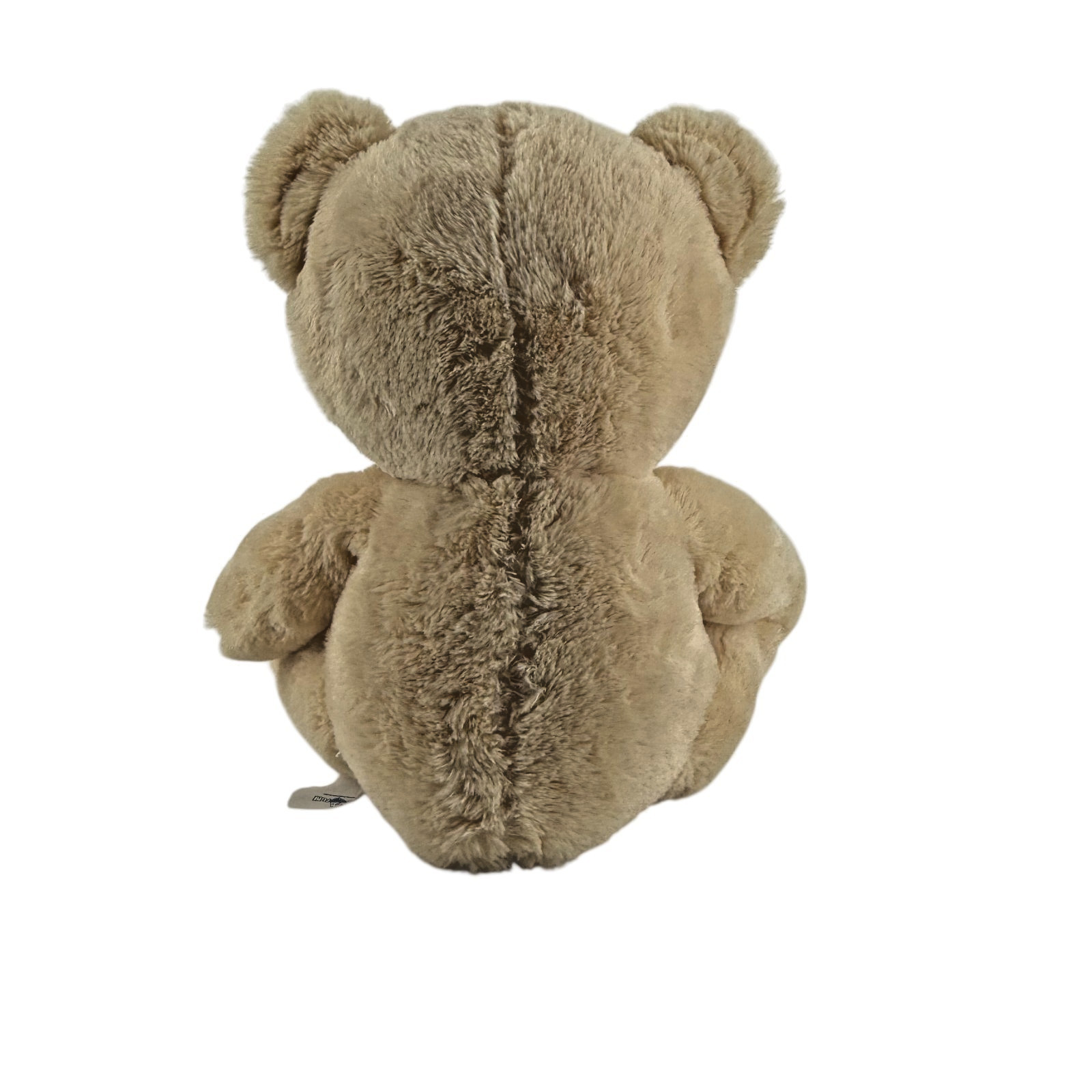 Hugfun International Stuffed Plush Teddy Bear 15" Cream Beige Tan Bow Gift Tag
