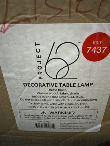 Project 62 Decorative Table Lamp New - Picture 2 of 8