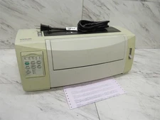 Lexmark 2480-100 Forms Printer Parallel/USB Dot Matrix Printer W/ Power Cable