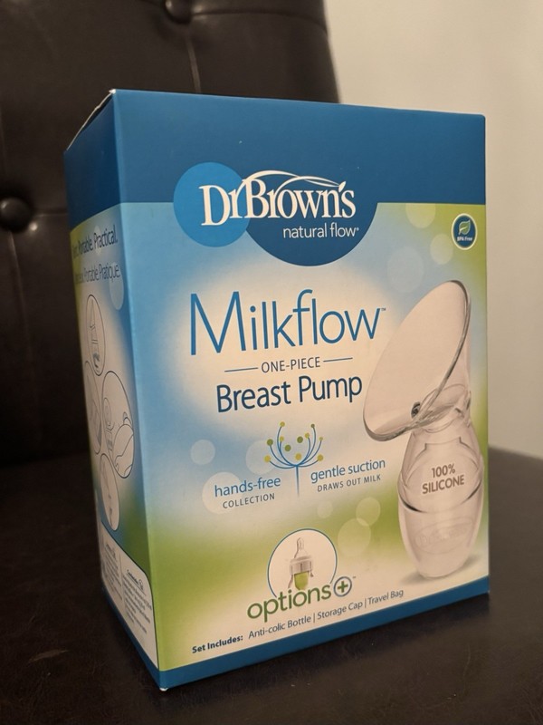 Dr. Brown's Silicone Hands Free Breast Pump with Options+ Anti-Colic