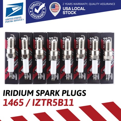 OEM IZTR5B11 1465 Set of 6 For Hummer Lincoln Pontiac Laser Iridium Spark Plugs