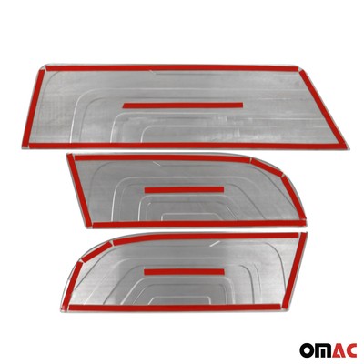 OMAC 3-Piece Stainless Steel Door Sill Scuff Plate For Mercedes Sprinter W906 2006-2013