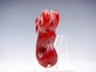 Old Nephrite Jade Stone Carved HongShan Culture Ancient Curly Goat #01022606 — photo 3