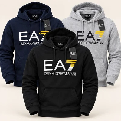 EA7 Emporio Armani Men's Hoodie & Sweatshirt Crew Neck Pullover Jumper - image 1 of 4