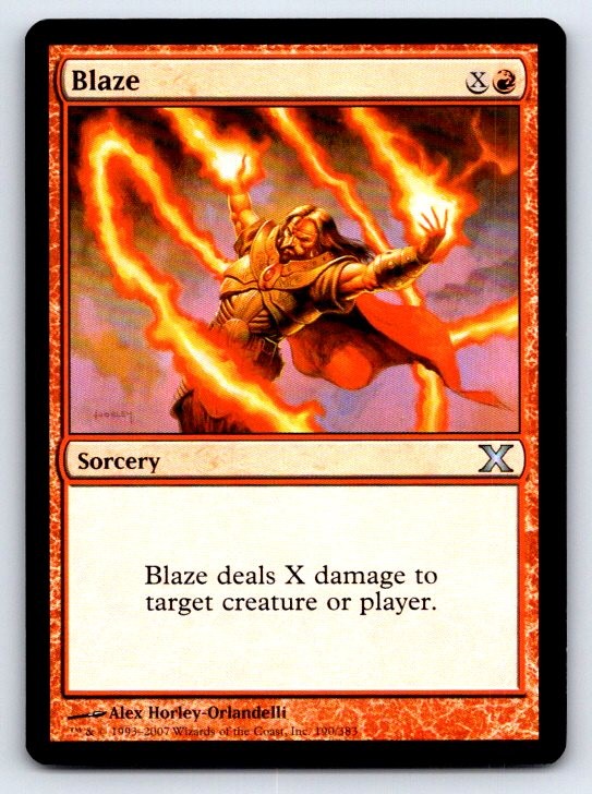 Blaze Uncommon 10th Edition Magic: The Gathering