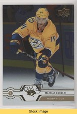 2019-20 Upper Deck Silver Foil Mattias Ekholm #141 READ 1u6