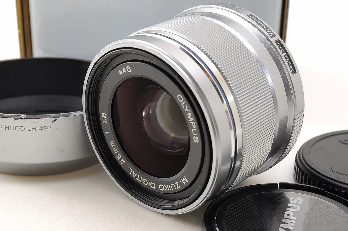25+ Olympus M. Zuiko f/1.8 Camera Lenses 25mm Focal for sale
