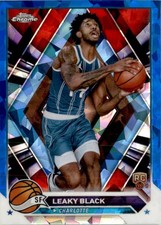Leaky Black 2023-24 Topps Chrome Sapphire RC #51 Charlotte Hornets