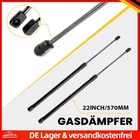 Fuel cylinder 2 pieces for Ford Fiesta VI tailgate painted steel 544 mm de