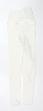 H&M Women White Maternity Super Skinny High Rise Jeans Size 8