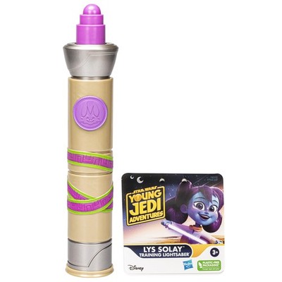 Star Wars Young Jedi Adventures Lys Solay Training Lightsaber Toy Figure