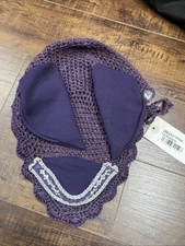 Horze Purple Full Bonnet