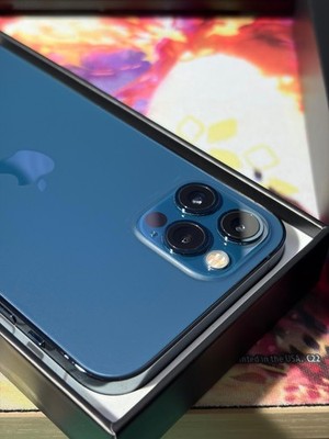 Apple iPhone 12 Pro 128GB Pacific Blue Unlocked   OG Box
