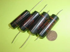 SPRAGUE BLACK BEAUTY 4 PIECES TYPE 160P TONE CAPACITOR LOT .5 uF 200VDC