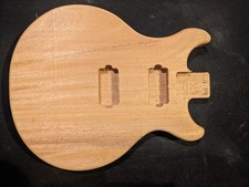 LP Double Cut Guitar Body, Mahogany, MADE IN USA, #16-318