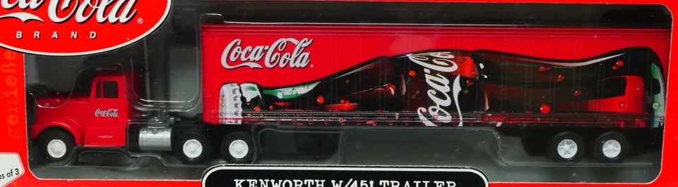 Athearn 8220 Coca Cola Train Collection Series Kenworth w/ 45' Trailer, HO Scale - Image 2 of 4