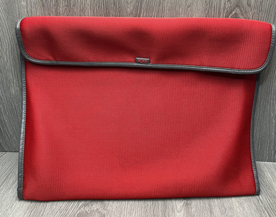 TUMI Travel Packing Folder Organizer Red Includes Folding Board Suitcase Accesso