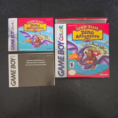Jump Start Dino Adventure Field Trip BOX & MANUAL Nintendo GBC Game Boy Color